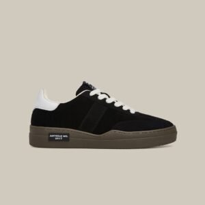 COURT SNEAKER LOW-TOP BLACK SUEDE SNEAKERS