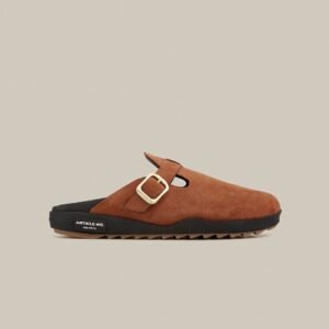 VAGABOND SUEDE BRICK RED DRIFT CLOGS