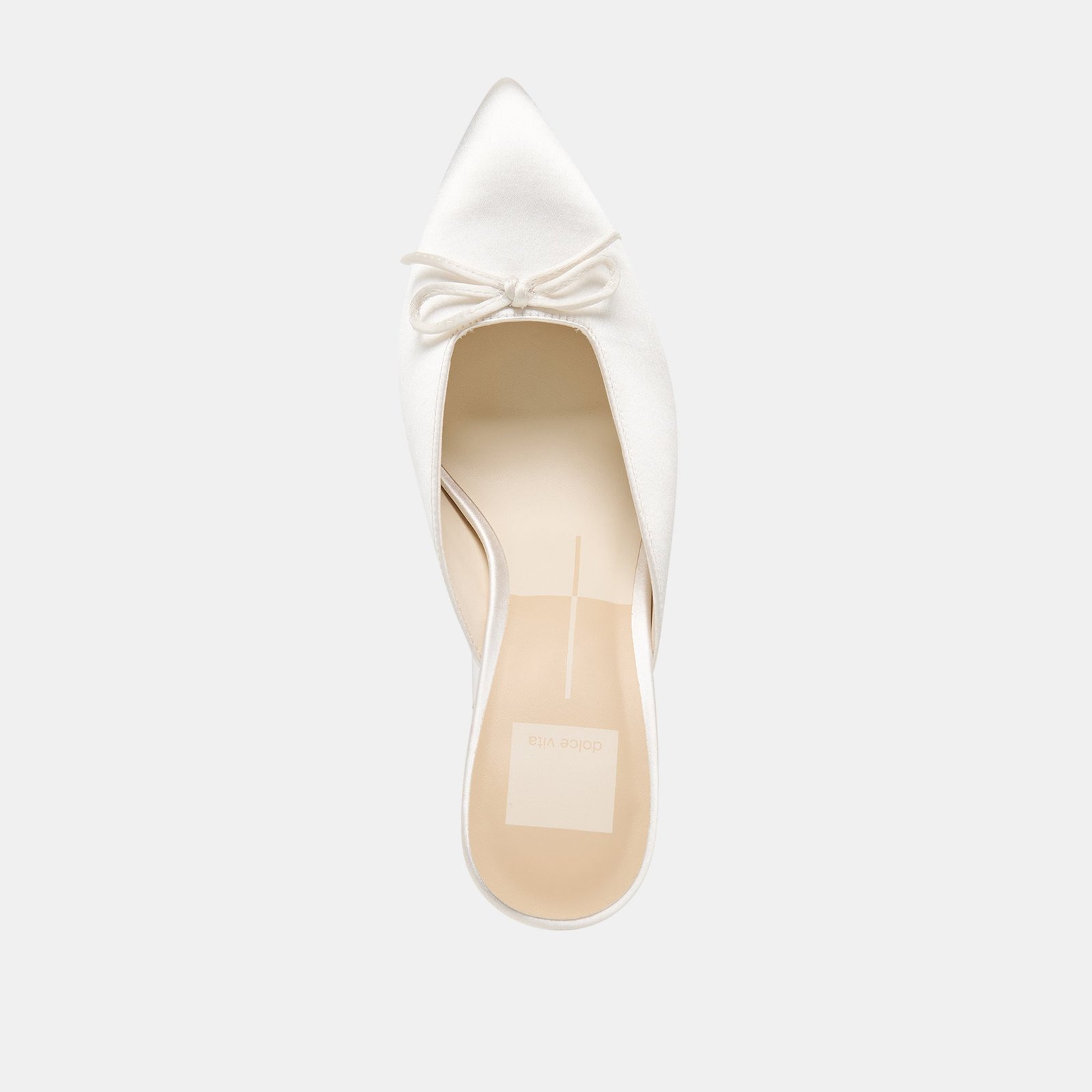 CLEO HIGH HEELS OFF WHITE SATIN - Image 10